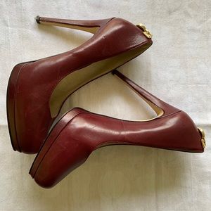 Michael Kors Burgundy Pumps